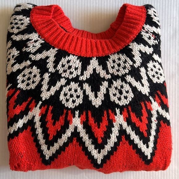 Lucky Brand Fair Isle Holiday Sweater size XL - Picture 12 of 15